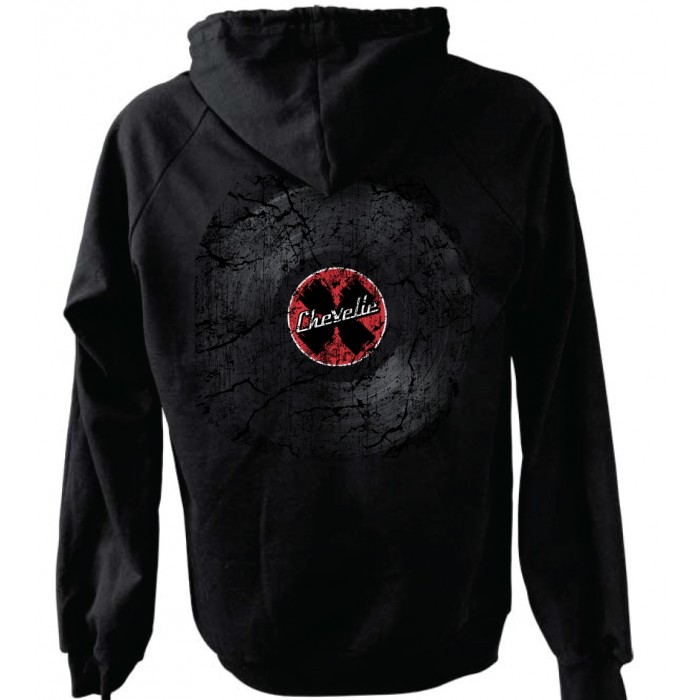 Vinyl Zip Front Hoodie