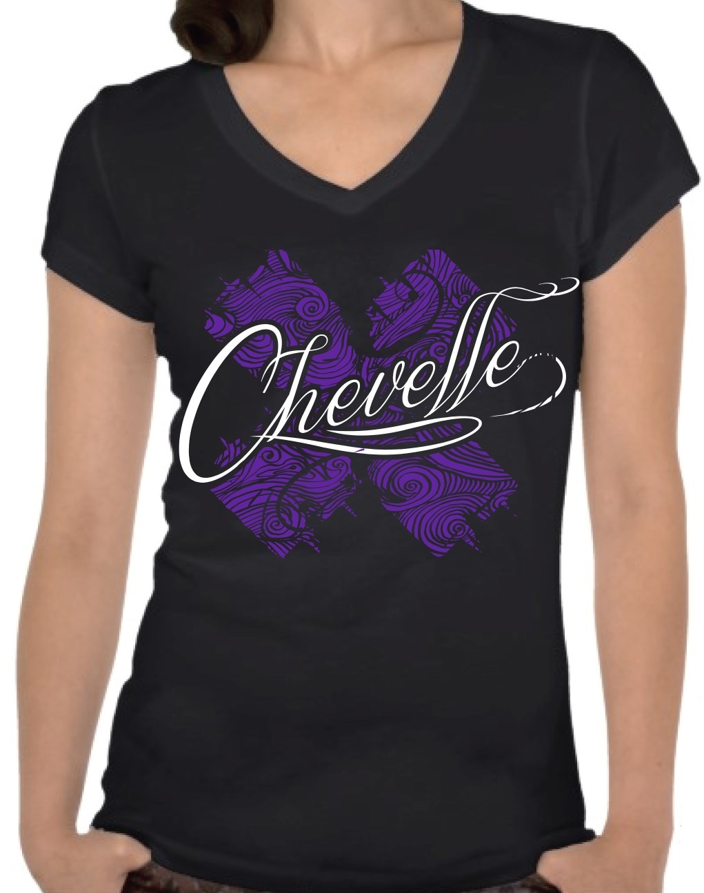 graphic tee purple