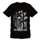 BLACK SMOKE STACK TEE