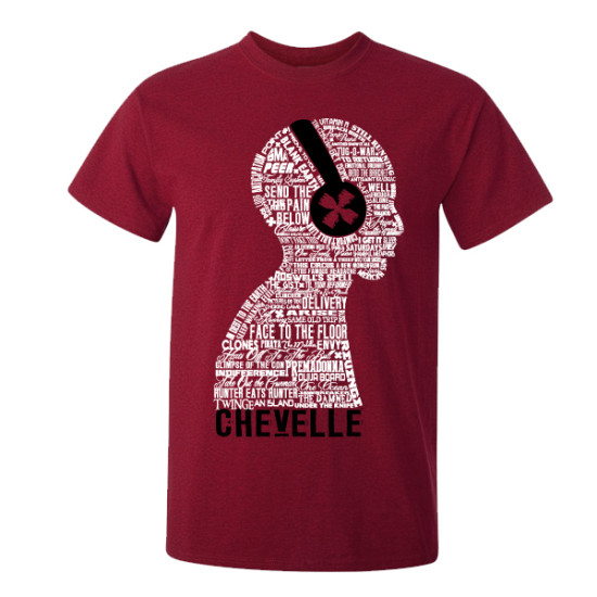 RED HEADPHONES TEE