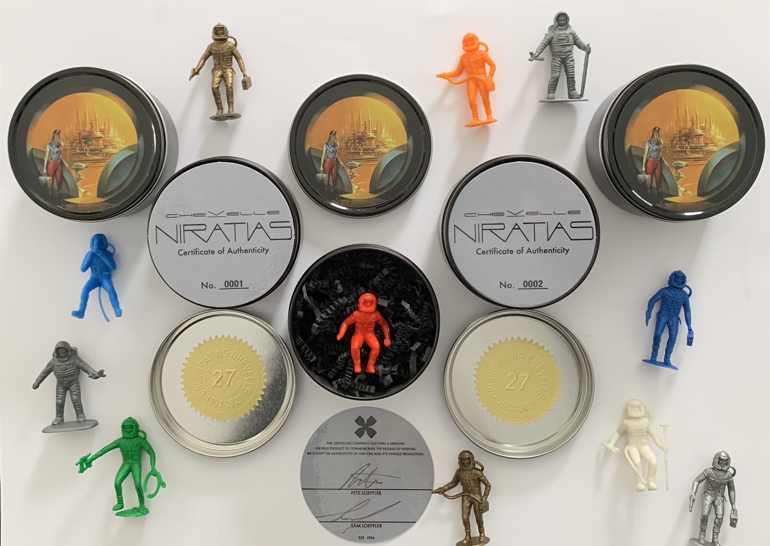 NIRATIAS Limited Edition & Numbered Antique Astronaut -Autographed