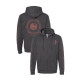 NIRATIAS Charcoal Zip Front Hoodie